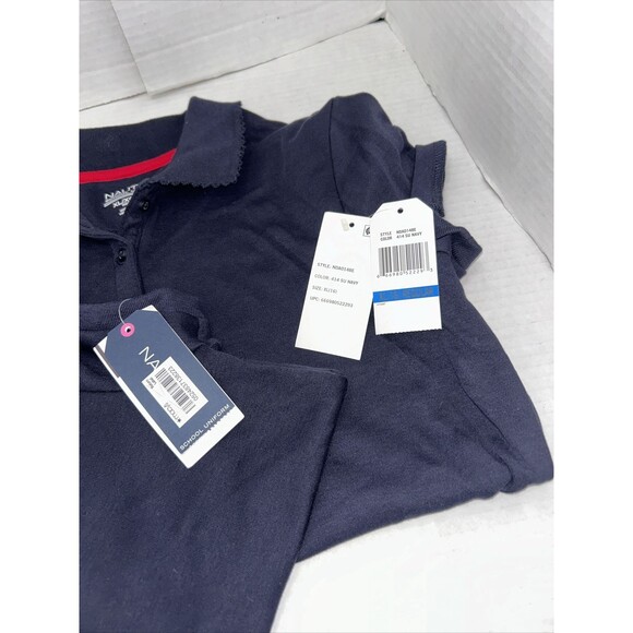 Lot of 2 Girls Uniform Short Sleeve Polo Shirt Size XL 16 regular - Picture 4 of 12